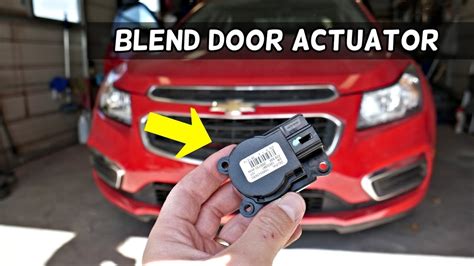 jso2378 said My blend door actuator was making that clicking noise. . Chevy cruze blend door actuator reset